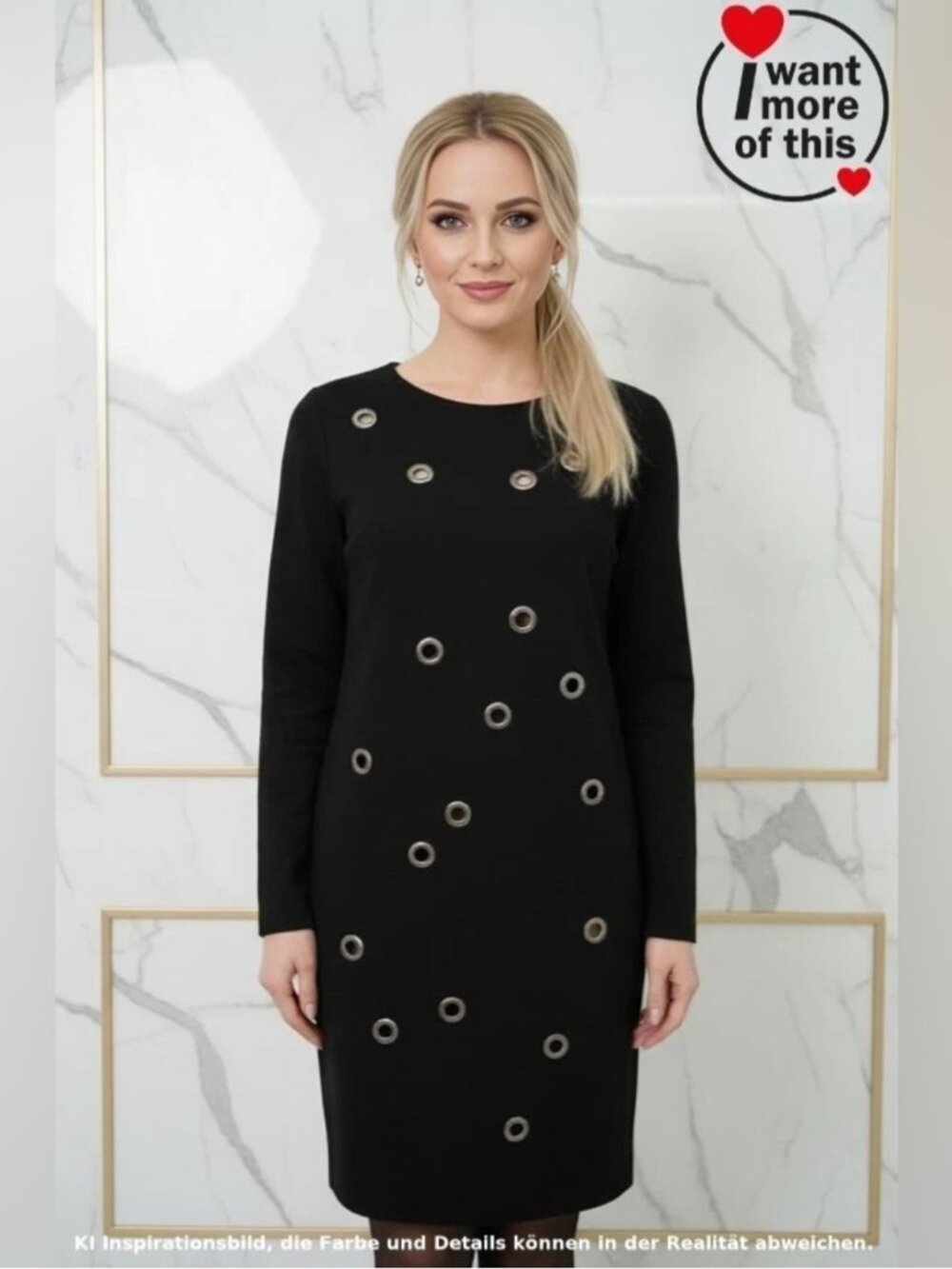 WOLFORD black embelished shift dress euc 4 europe